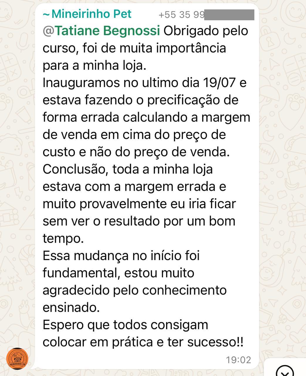 Print de depoimento 2